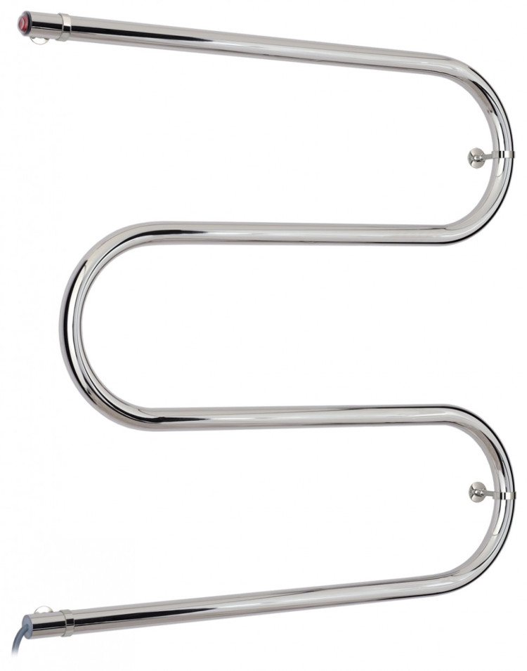 Полотенцесушитель электрический Стилье М-образный 600х600 (64 Вт) Без покрытия