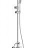 Душевая стойка со смесителем для ванны, верхним и ручным душем Cezares ROMANO-VSCM-CRM