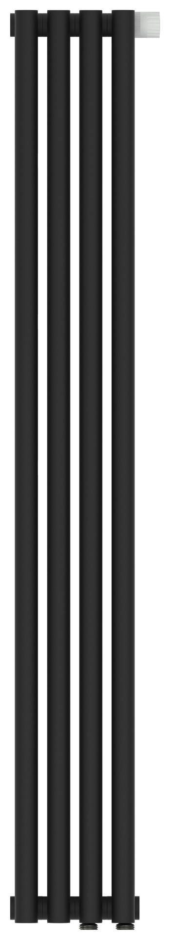 Отопительный радиатор Сунержа Эстет-0 EU50 правый 1200х180 4 секции Тёмный титан муар