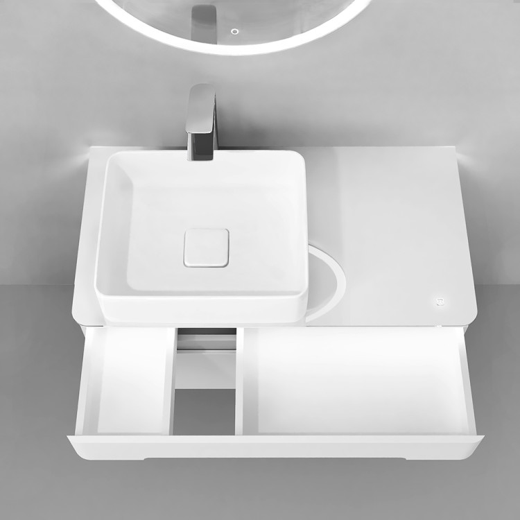 Комплект мебели для ванной Shine 90, подвесной