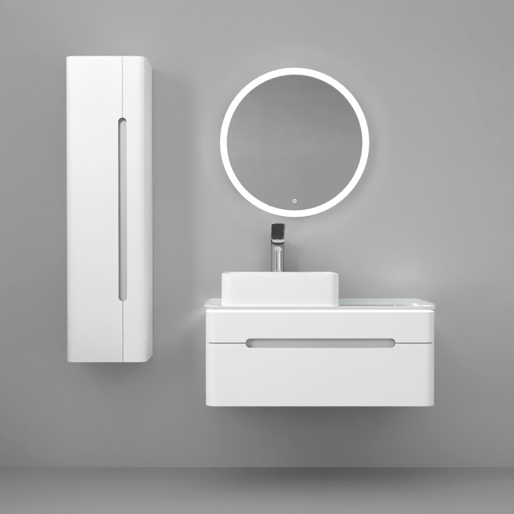 Комплект мебели для ванной Shine 90, подвесной