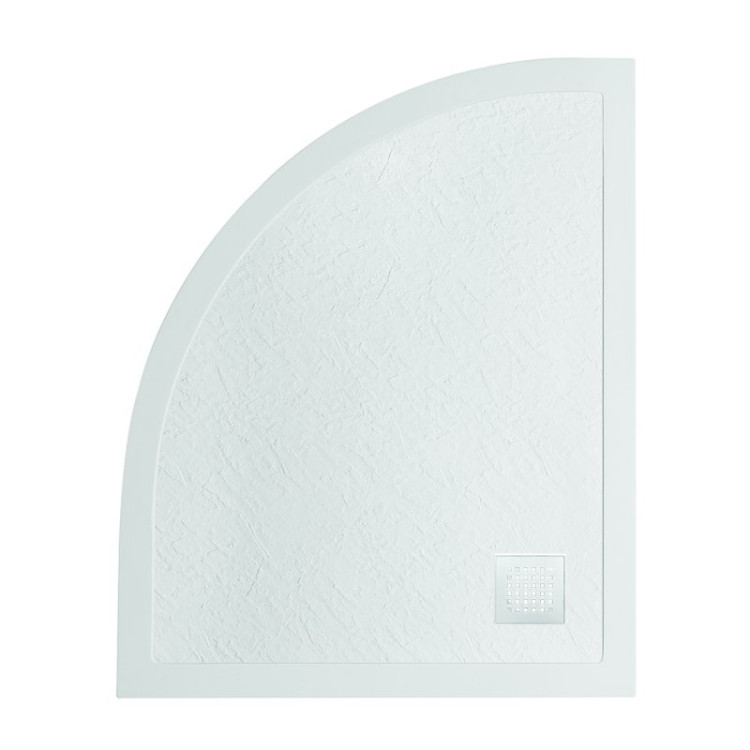 Поддон из искусственного мрамора правосторонний, белый BelBagno TRAY-MR-UNO-RH-120/80-550-35-W-R-BO