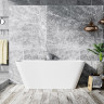 Ванна из искусственного камня Solid Surface 1700x800x600 Cezares CZR-LINER-170-80-60-SSB