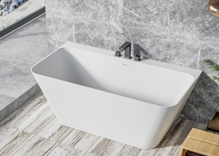 Ванна из искусственного камня Solid Surface 1700x800x600 Cezares CZR-LINER-170-80-60-SSB