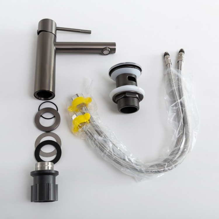 Смеситель для раковины без донного клапана Cezares RELAX-LS2-01-W0