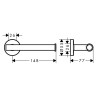 Держатель туалетной бумаги Hansgrohe Logis Universal 41726000