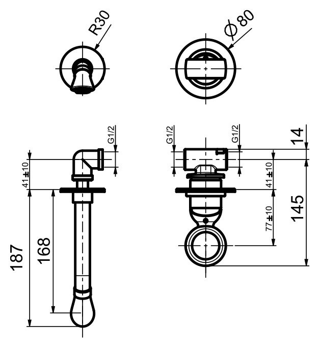 Смеситель для раковины Webert Opera OA830606