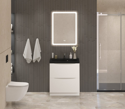 Раковина из искусственного мрамора BelBagno BB600/450-LV-MR-AST