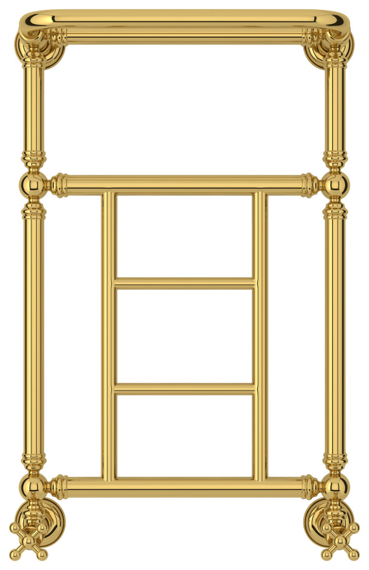 Полотенцесушитель водяной Сунержа Ренессанс 1452 660x400 Золото