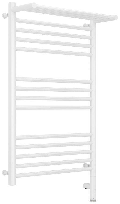 Полотенцесушитель электрический Сунержа Богема с полкой 3.0 800х500 / МЭМ правый Белый