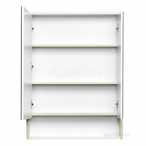 Зеркальный шкаф Aquaton Рико 65 белый, ясень фабрик 1A215202RIB90
