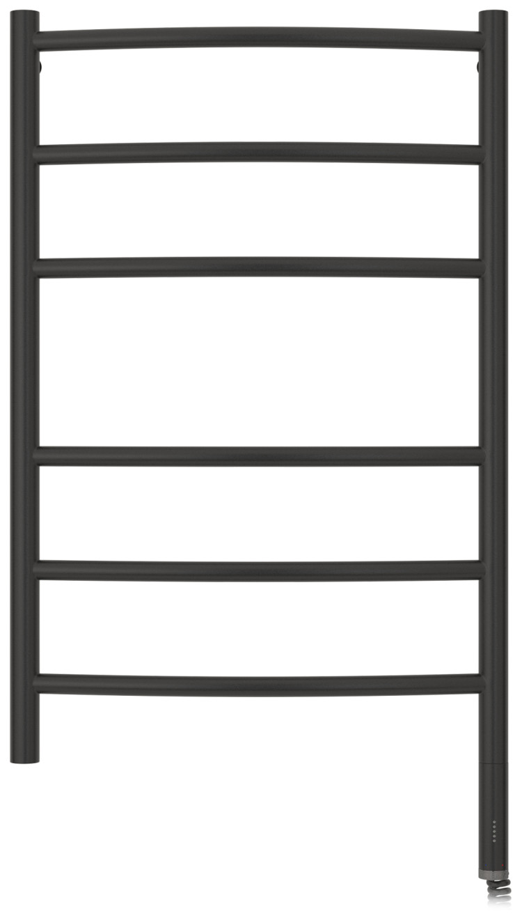 Полотенцесушитель электрический Сунержа Галант МЭМ правый (Матовый чёрный) Матовый чёрный