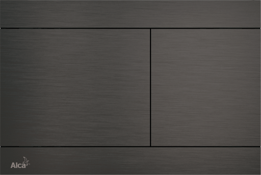 Кнопка управления для скрытых систем инсталляции, GUN METAL-крацованный мат Alcadrain FUN-GM-B