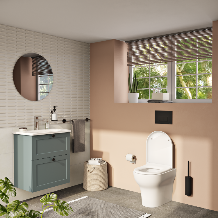 Приставной напольный унитаз Zentrum