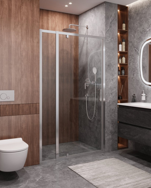 Душевая дверь в нишу MOLVENO-BA-11 Cezares MOLVENO-BA-11-70+20-C-Cr-IV