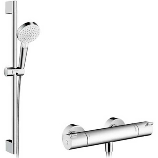 Смеситель для душа с термостатом Hansgrohe Ecostat 1001 CL 27812400 с душевым гарнитуром