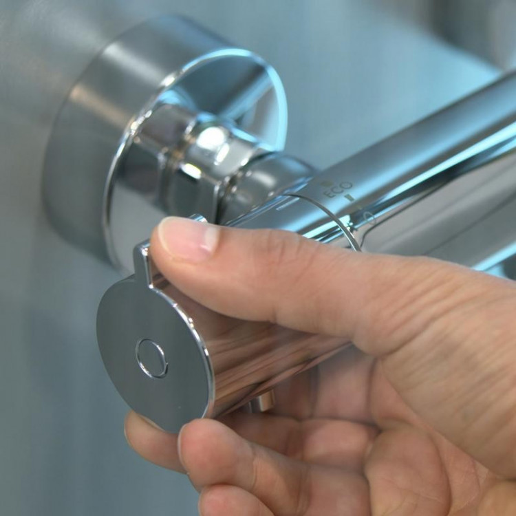 Смеситель для душа с термостатом Hansgrohe Ecostat 1001 CL 27812400 с душевым гарнитуром