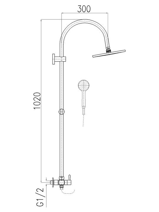 Душевая система Rav Slezak SK5002