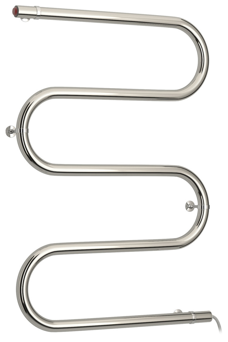 Полотенцесушитель электрический Стилье МS-образный 700х500 (64 Вт) Без покрытия