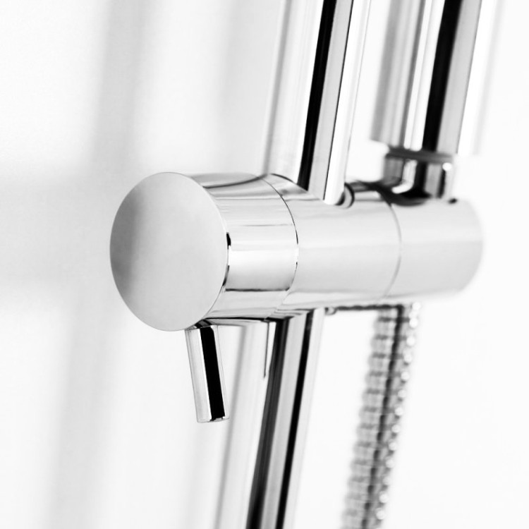 Душевая штанга с подвижным держателем для душа Cezares UNO-SAL-CRM