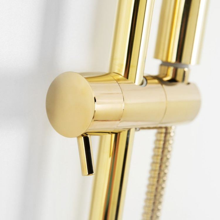 Душевая штанга с подвижным держателем для душа Cezares UNO-SAL-CRM