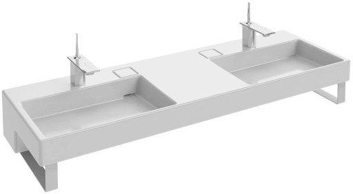 Двойная подвесная раковина-столешница 150 х 49 см Jacob Delafon TERRACEEXA112-00