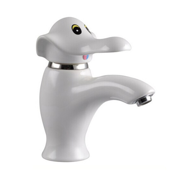 COMFORTY. Комплект детский COMFORTY (белый): раковина 0991W с донным клапаном DK-02 + пьедестал P0991W + смеситель 01W