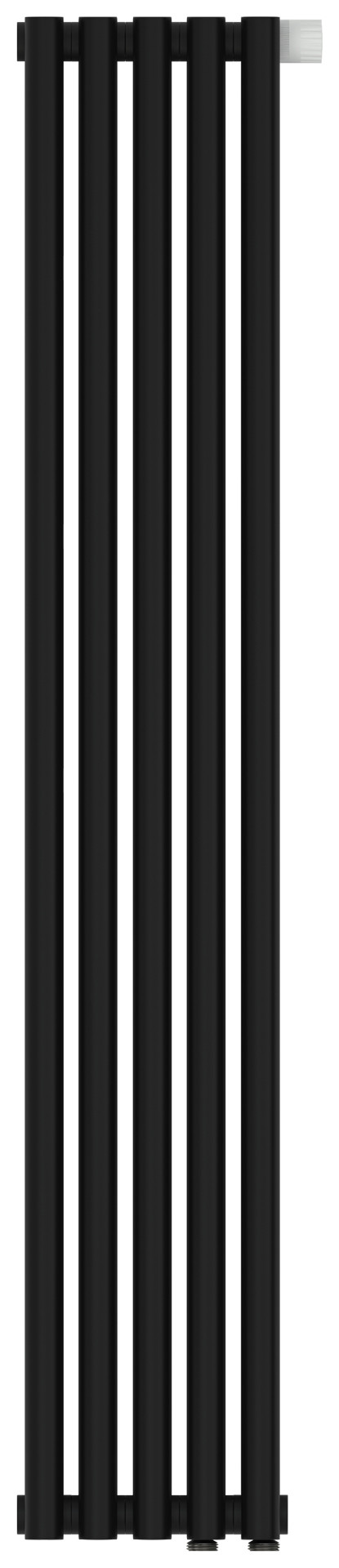 Отопительный радиатор Сунержа Эстет-11 EU50 1200х225 5 секций Матовый чёрный