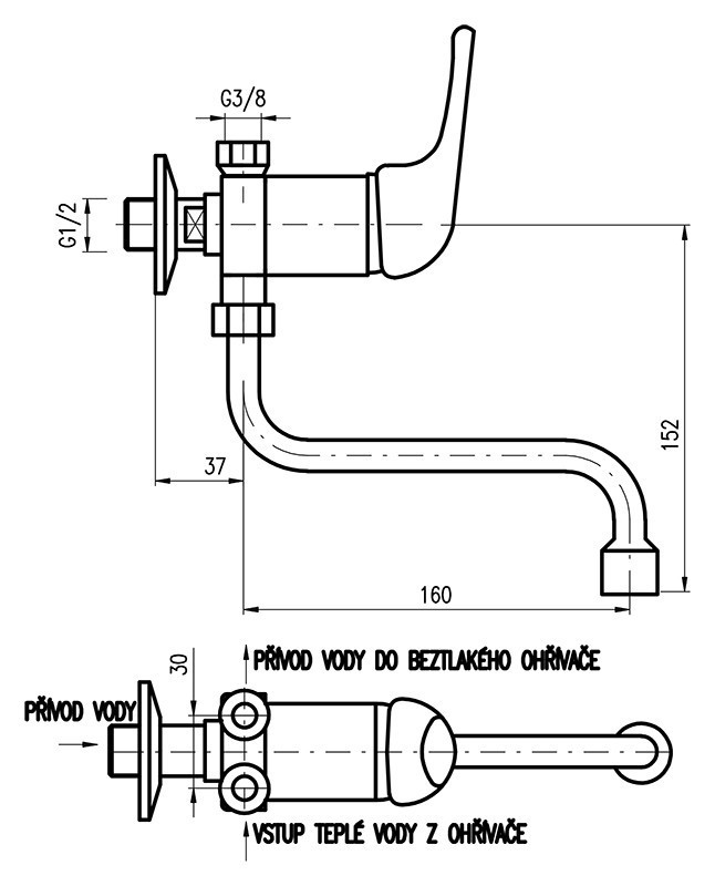Смеситель для кухни Rav Slezak E011/21