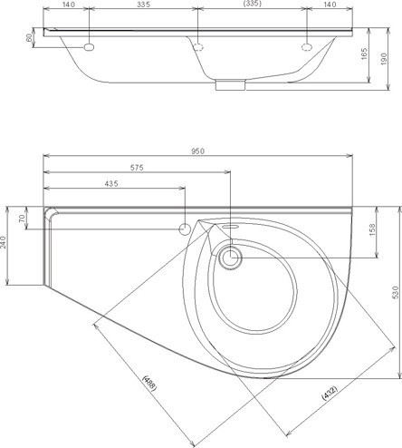 Раковина Ravak Avocado Comfort