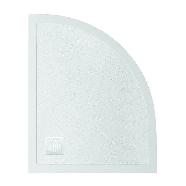 Поддон из искусственного мрамора правосторонний, белый BelBagno TRAY-MR-UNO-RH-120/80-550-35-W-R-NO