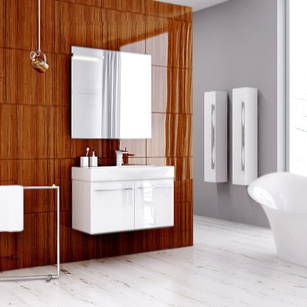 Тумба под раковину Aqwella Милан 80 подвесная