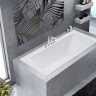 Ванна из искусственного камня Solid Surface 1700x800x570 Cezares CZR-SLIDER-170-80-57-SSB