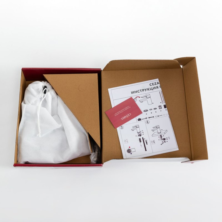 Смеситель для раковины с донным клапаном Cezares RELAX-LS2-NOP