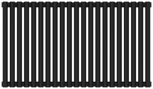 Отопительный радиатор Сунержа Эстет-11 500х945 21 секция Матовый чёрный