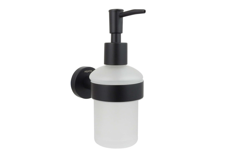 Дозатор Aquatek матовый черный AQ4005MB Вега