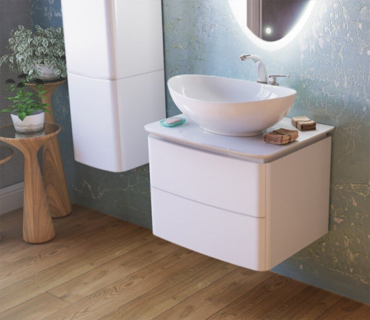 Тумба под раковину Raval Moon 60 подвесная