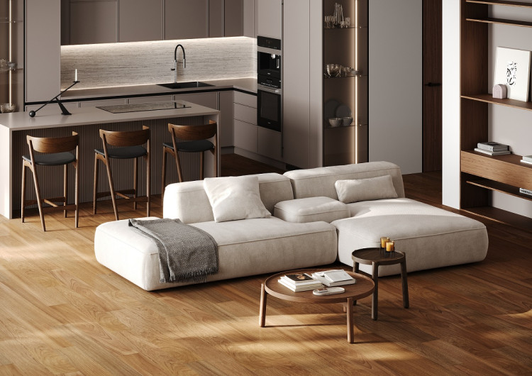 Кварцевый паркет Quartz Parquet Классик Дуссия Африканская 550-63 5/0,6 мм