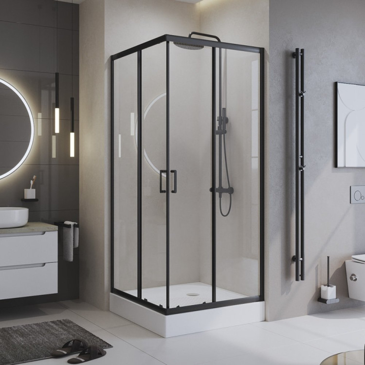 Душевой уголок BELBAGNO UNO-195-A-2 BelBagno UNO-195-A-2-100-C-Cr