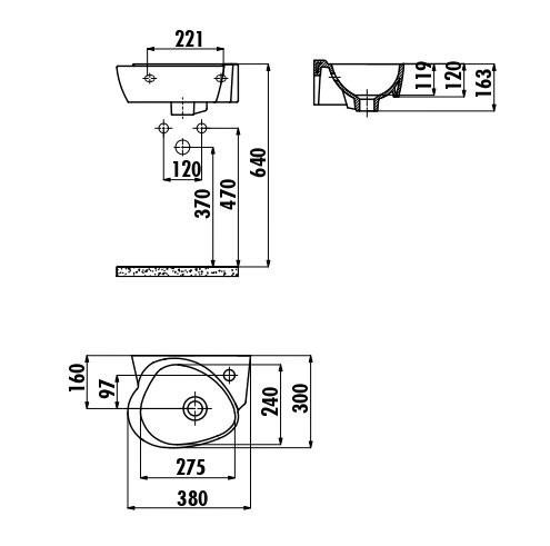 CREAVIT COCUK БЕЗ ДЕКОРА Раковина 35 см детская