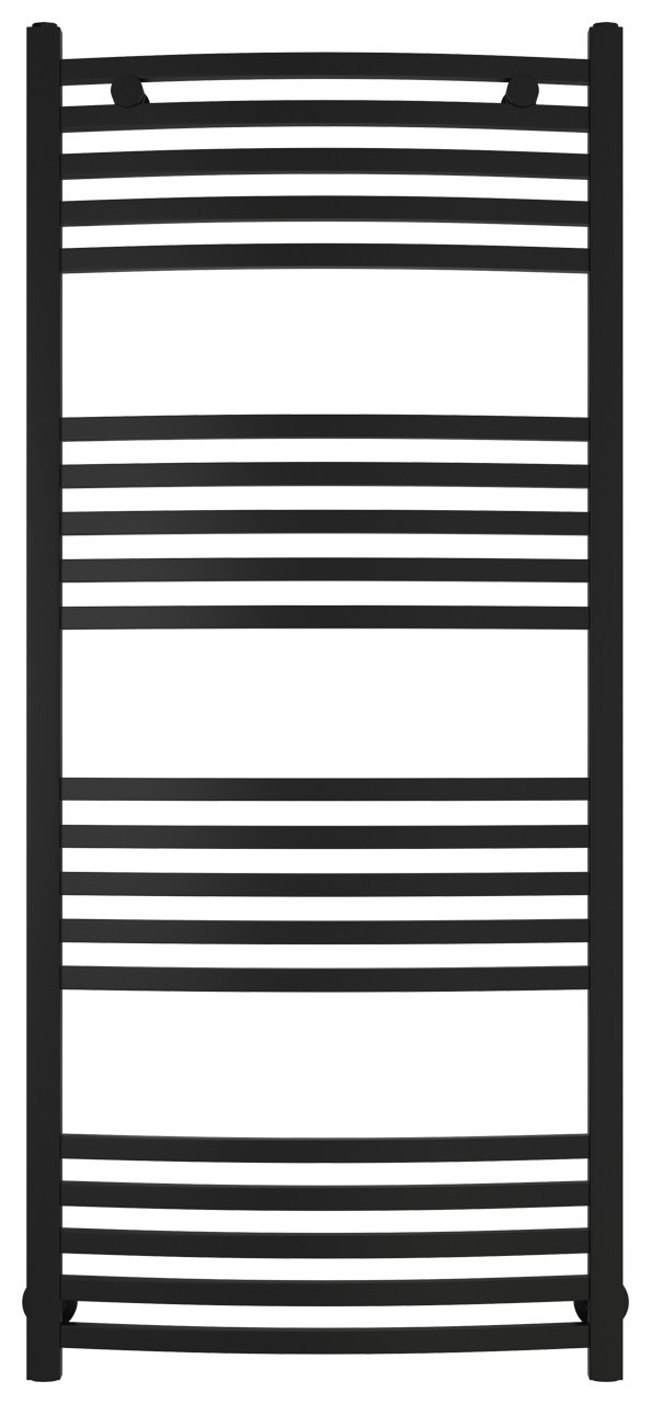 Полотенцесушитель водяной Сунержа Аркус 1200х500 Матовый чёрный