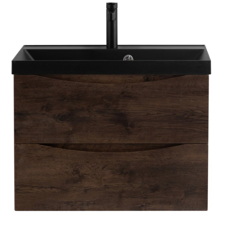 Раковина из искусственного камня 600x450x150 BelBagno BB600/450-LV-ART-AST-NERO