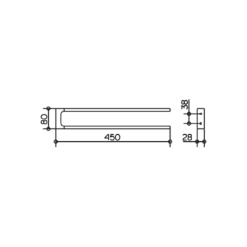 Полотенцедержатель Keuco Edition 11  11118 010000