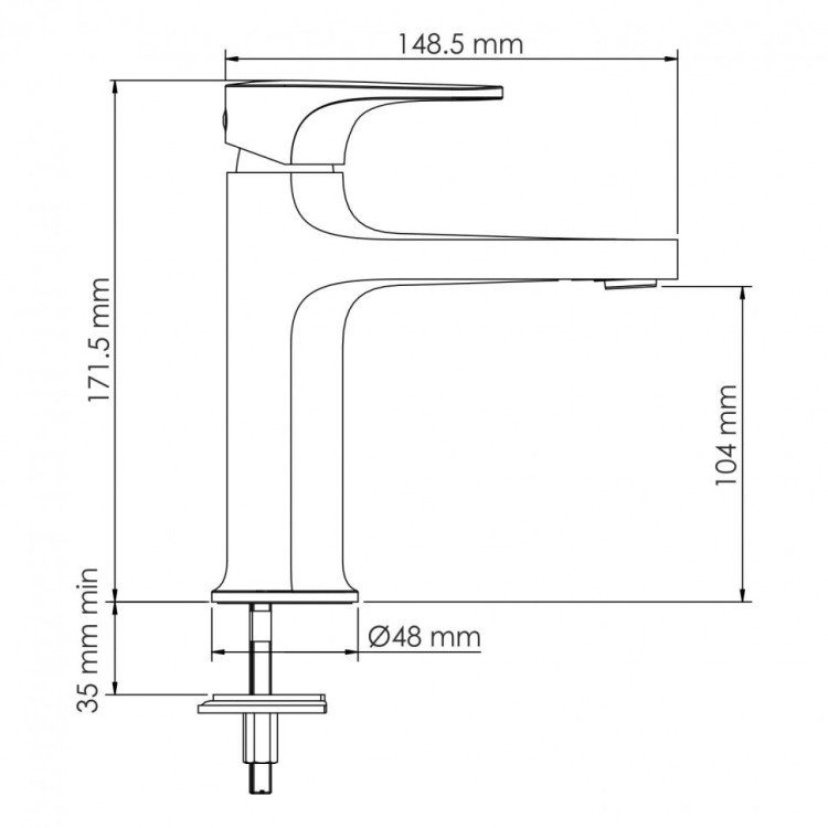 WasserKRAFT Weida 3103 Смеситель для умывальника