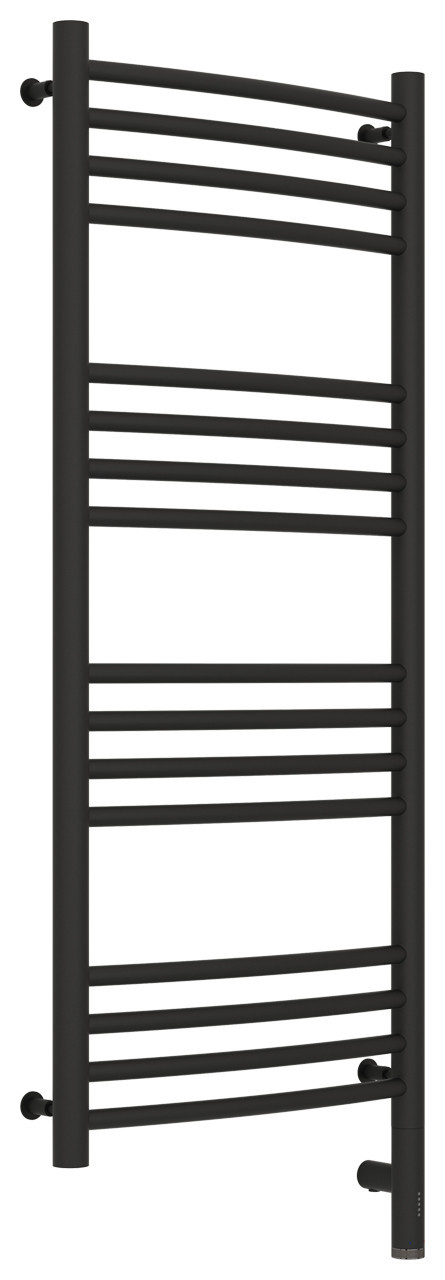 Полотенцесушитель электрический Сунержа Богема 3.0 выгнутая 1000х400 МЭМ правый Тёмный титан муар