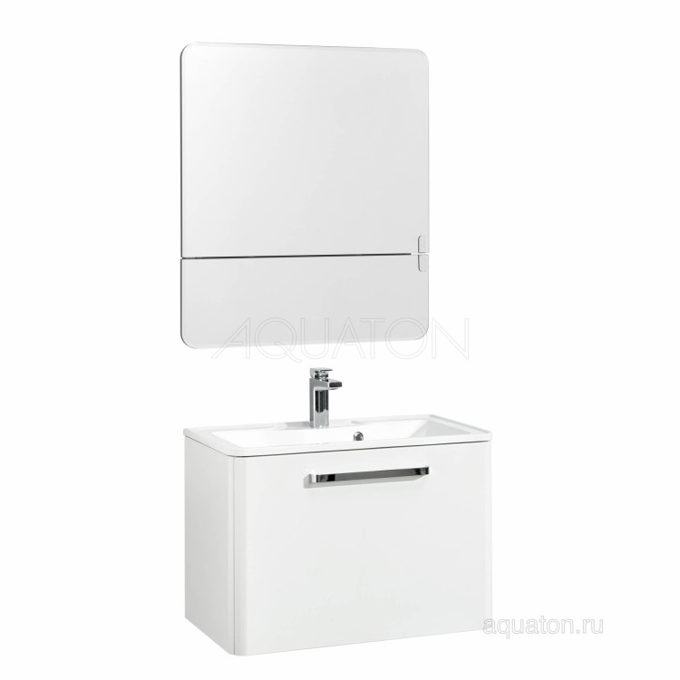 Полка Aquaton 75 стеклянная 1A124903VA010