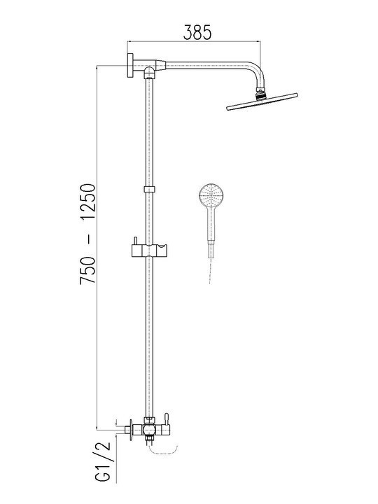 Душевая система Rav Slezak SK5003