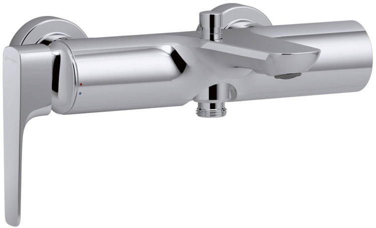 Однорычажный настенный смеситель для ванны/душа Jacob Delafon ALEO+ E72319-CP