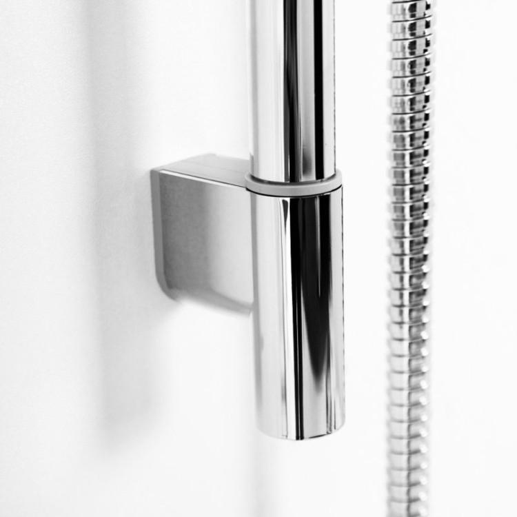 Душевая штанга с подвижным держателем для душа Cezares UNO-SAL-NERO