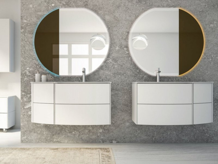 Зеркало с увеличительным зеркалом, со встроенной LED подсветкой, системой Антизапотевания, реверсивное Cezares 45029